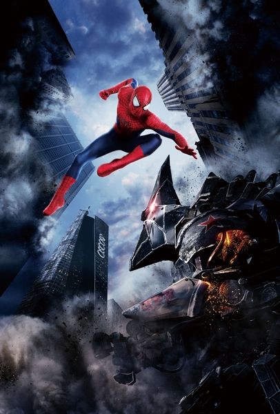 Фотообои Человек паук в прыжке на стену - купить в СПб недорого от 390 руб. Флизелиновые и виниловые. На заказ без предоплаты
