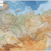 Карта россии +на стену