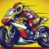 Граффити мотоцикла