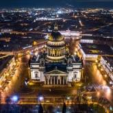 Вид на ночной Петербург