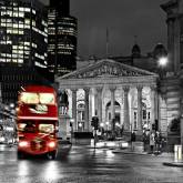 Лондон автобус ночью