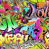 Граффити цветное
