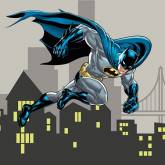 Бэтмен летит над городом